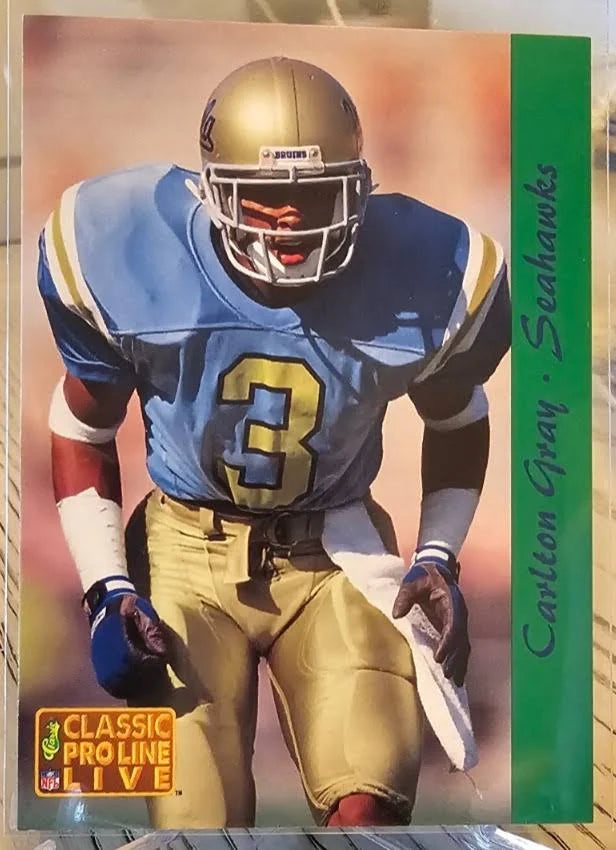 1983 Classic Pro Line Live Carlton Gray Football Card #264