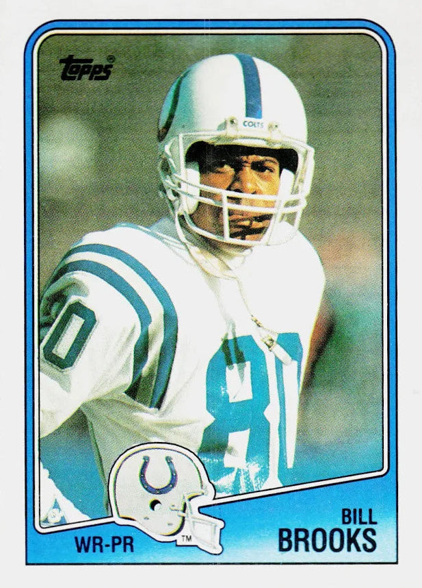 1988 Topps Bill Brooks Football Card #121