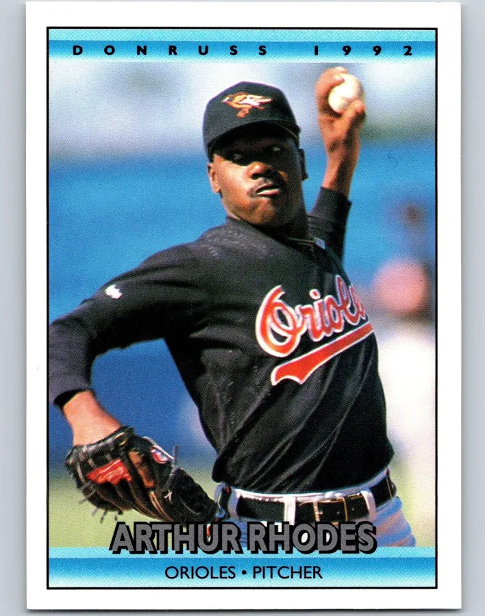 1992 Donruss Arthur Lee Rhodes Baseball Card #727