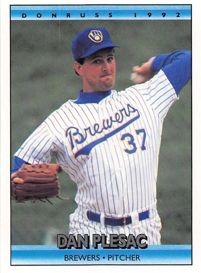 1992 Donruss Daniel Thomas Plesac Baseball Card #682