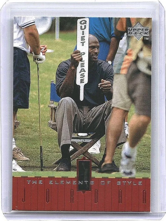 1998 Upper Deck The Elemens of Style Jordan Basketball Card #133