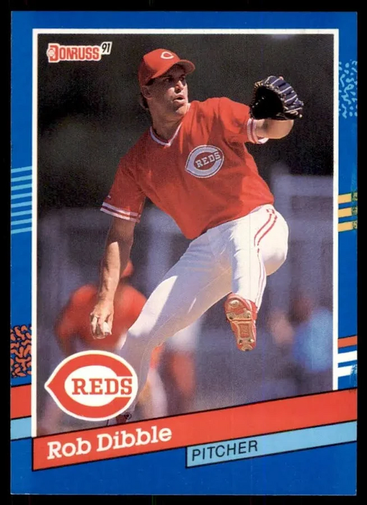 1991 Donruss Robert (Rob) Keith Dibble Baseball Card #321