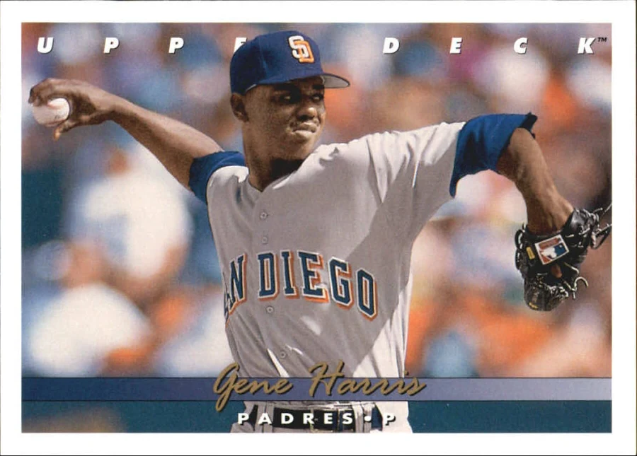 1993 Upper Deck Gene Harris Baseball Card #657