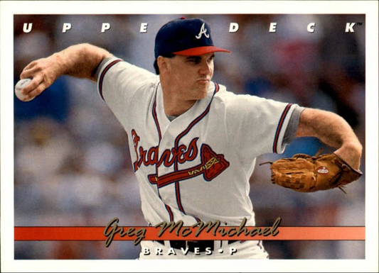 1993 Upper Deck Greg McMichael Baseball Card #652