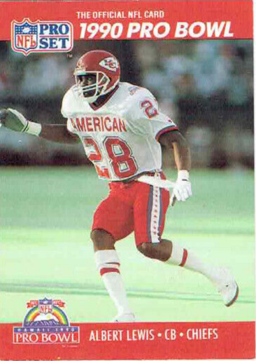 1990 NFL Pro Set Albert Lewis Football Card #350