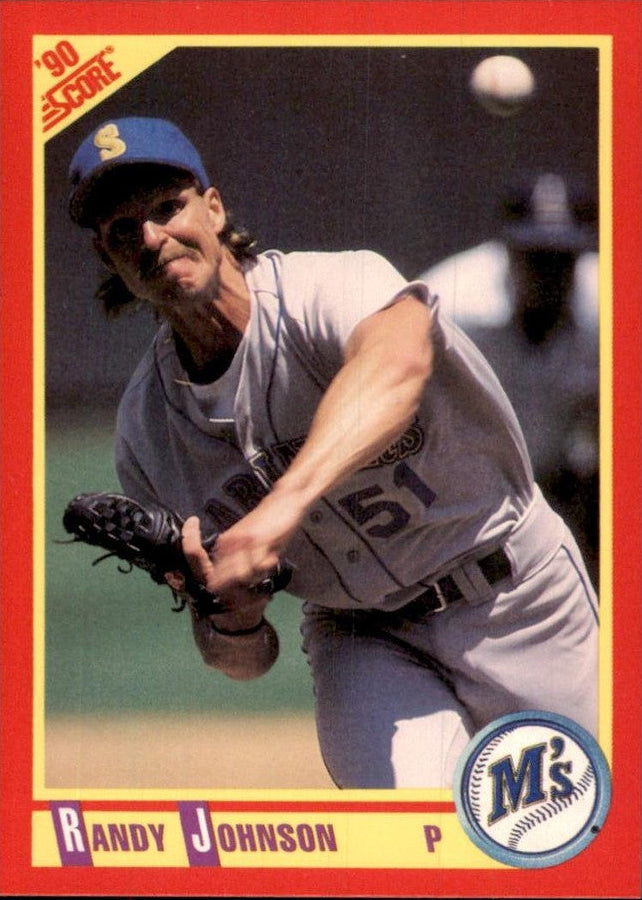 1990 Score Randy Johnson Baseball Card #415