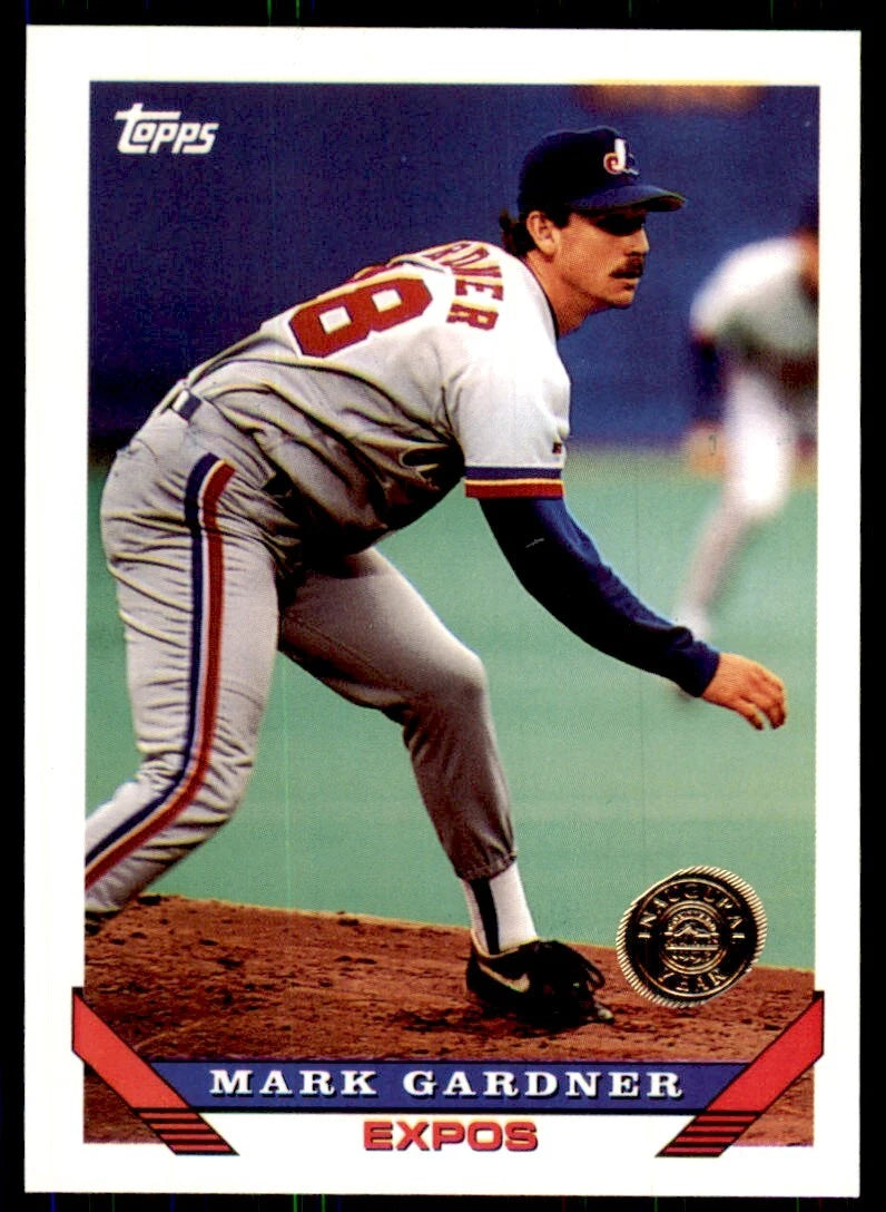 1993 Topps Mark Gardner Baseball Card #314
