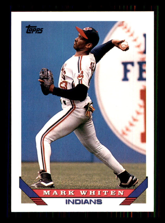 1993 Topps Mark Whiten Baseball Card #277