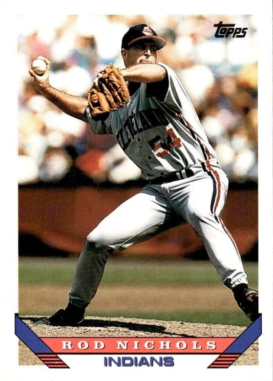 1993 Topps Rod Nichols Baseball Card #372
