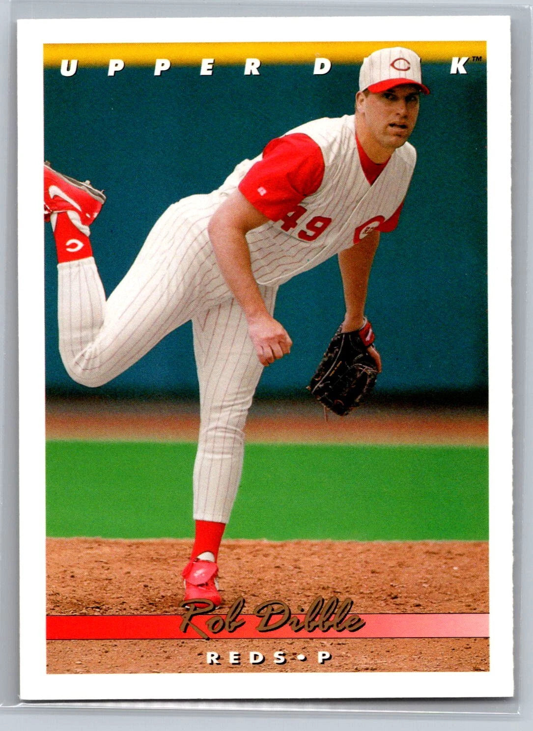 1993 Upper Deck Rob Dibble Baseball Card #675