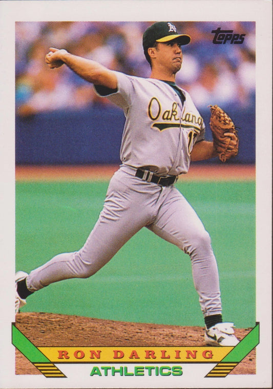 1993 Topps Ron Darling Baseball Card #182
