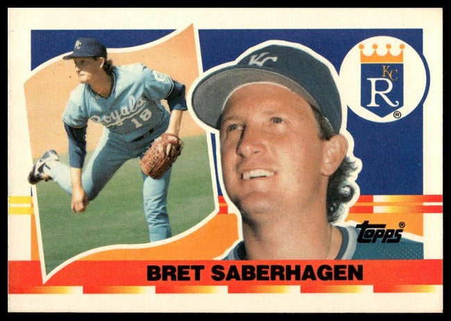 1990 Topps Bret William Sabherhagen Baseball Card #21