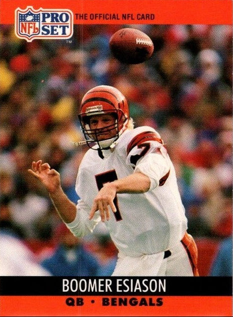 1990 NFL Pro Set Boomer Esiason Football Card #463
