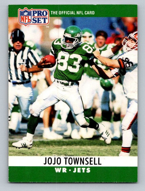 1990 NFL Pro Set Jojo Townsell Football Card #241