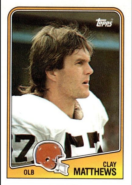 1988 Topps Clay Matthews Football Card #97