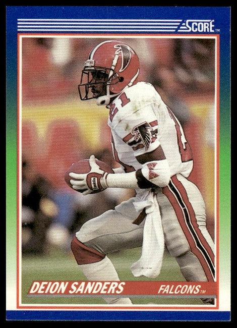 1990 Score Deion Sanders Football Card #95