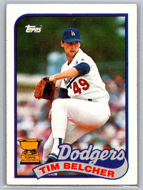 1989 Topps Tim Belcher Baseball Card #456