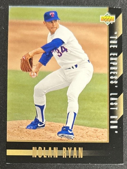 1993 Upper Deck "The Express Last Run" Nolan Ryan Baseball Card #SP6