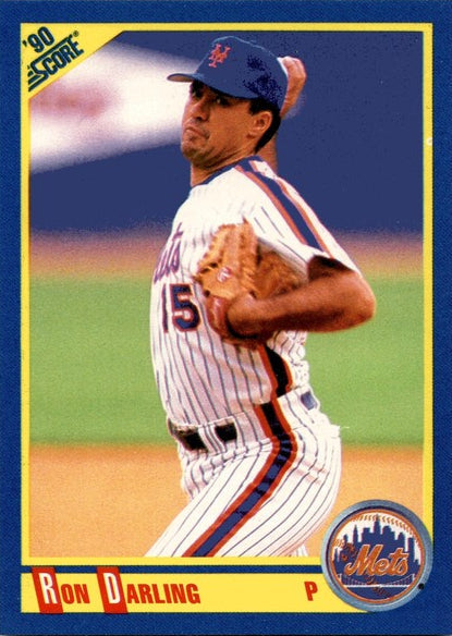 1990 Score Ron Darling Baseball Card #446