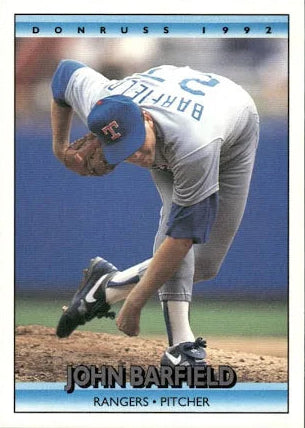 1992 Donruss John David Barfield Baseball Card #168