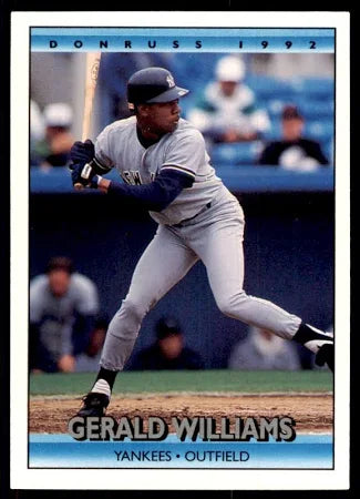 1992 Donruss Gerald Floyd Williams Baseball Card #697