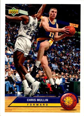 1993 Upper Deck Chris Mullin Basketball Card #P14