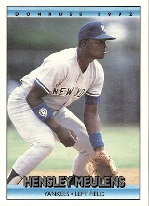 1992 Donruss Hensley Filemon Meulens Baseball Card #711