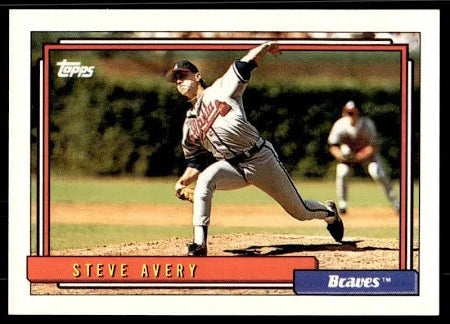 1992 Topps Steve Avery Baseball Card #574
