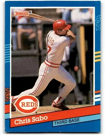1991 Donruss Christopher (Chris) Andrew Sabo Baseball Card #153