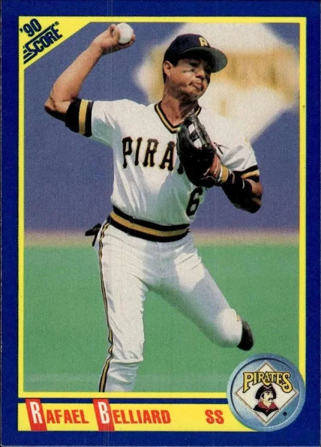 1990 Score Rafael Belliard Baseball Card #520