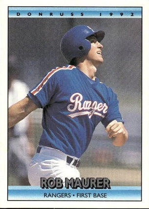 1992 Donruss Robert John Maurer Baseball Card #703