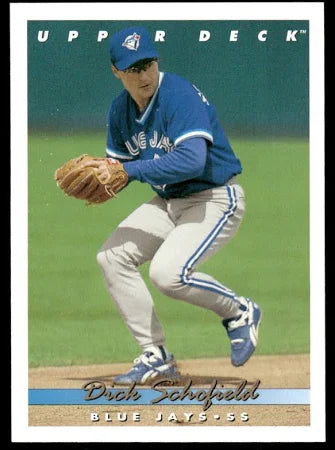 1993 Upper Deck Dick Schofield Baseball Card #768