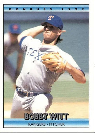 1992 Donruss Robert Andrew Witt Baseball Card #391