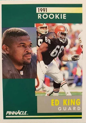 1991 Score Rookie Ed King Football Card #287