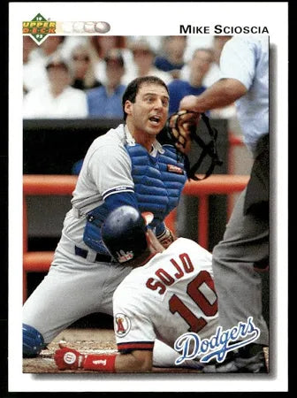 1991 Upper Deck Mike Scioscia Baseball Card #152