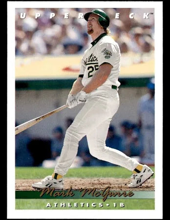 1993 Upper Deck Mark McGwire Baseball Card #566