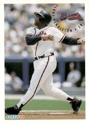 1993 Fleer Terry Pendleton Baseball Card #372