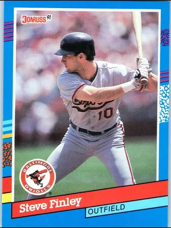 1991 Donruss Steve Finley Baseball Card #355