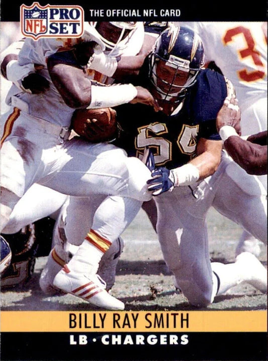 1990 NFL Pro Set Billy Ray Smith Football Card #281