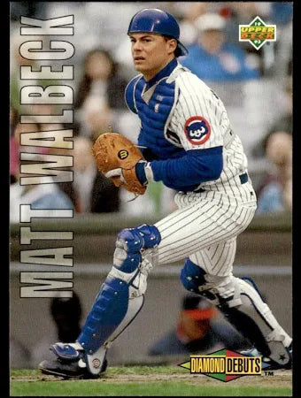1993 Upper Deck Diamond Debuts Matt Walbeck Baseball Card #509