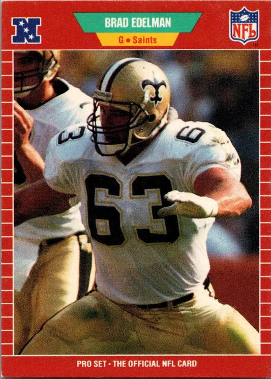 1989 NFL Pro Set Brad Edelman Football Card #264