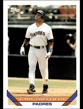 1993 Topps Gary Sheffield Baseball Card #140