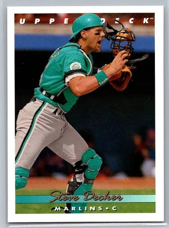 1993 Upper Deck Steve Decker Baseball Card #744