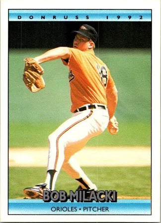 1992 Donruss Robert Milacki Baseball Card #101