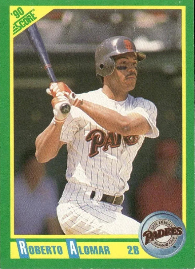 1990 Score Roberto Alomar Baseball Card #12