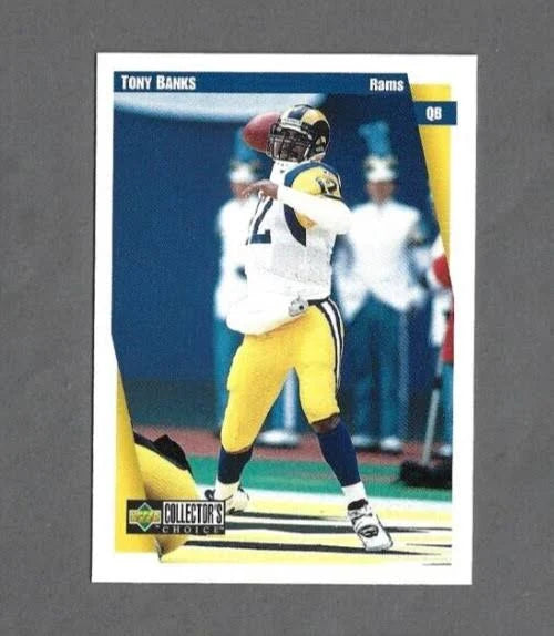 1997 Upper Deck Tony Banks Football Card #252