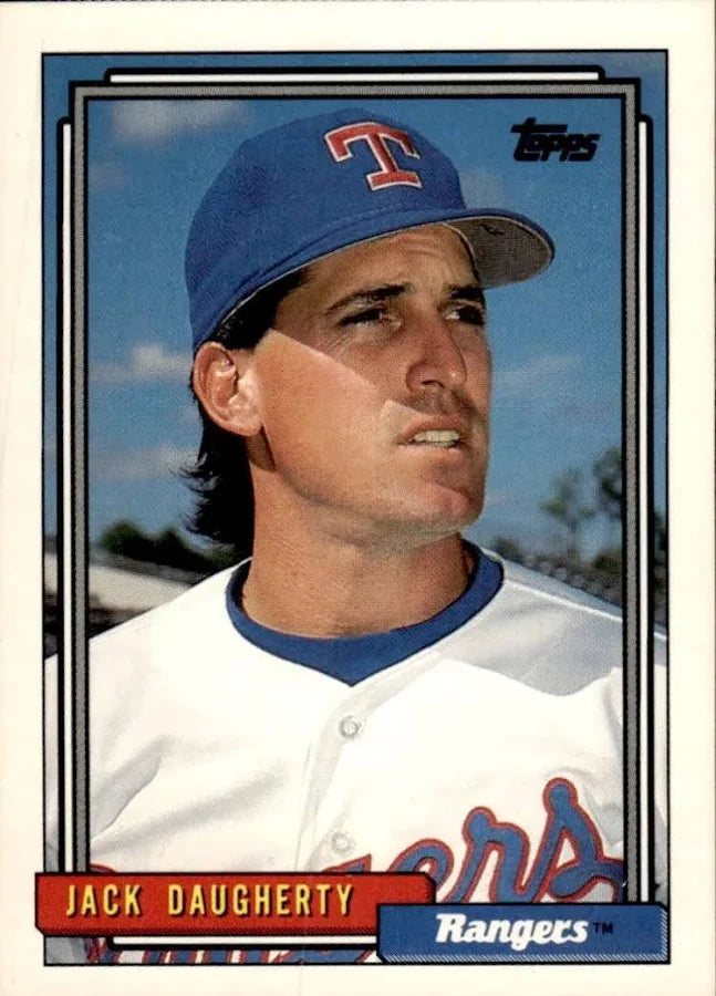 1992 Topps Jack Daugherty Baseball Card #344