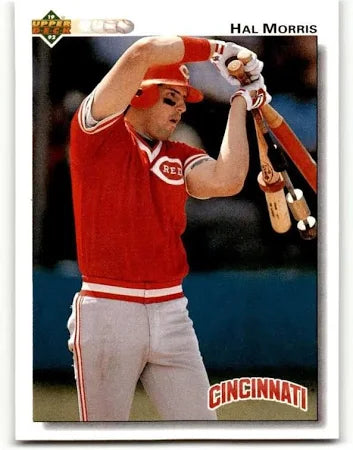 1991 Upper Deck Hal Morris Baseball Card #121