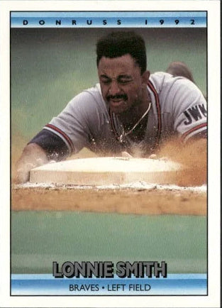 1992 Donruss Lonnie Smith Baseball Card #517
