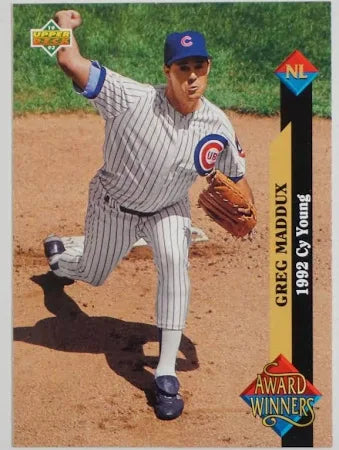 1993 Upper Deck Cy Young National League Greg Maddux Baseball Card #488